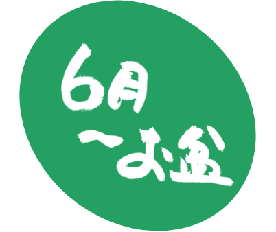 6月～お盆